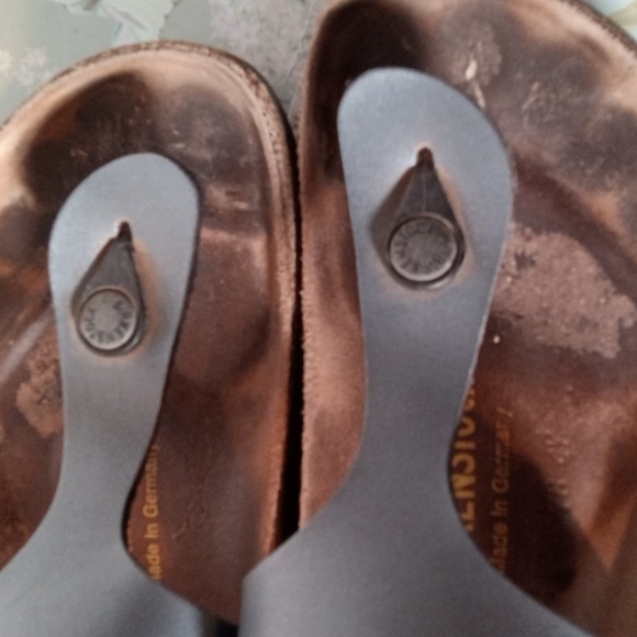 Birkenstock Gizeh Onynx Buckle Flip Flop Flats Sandals Womens 36 - Picture 7 of 11